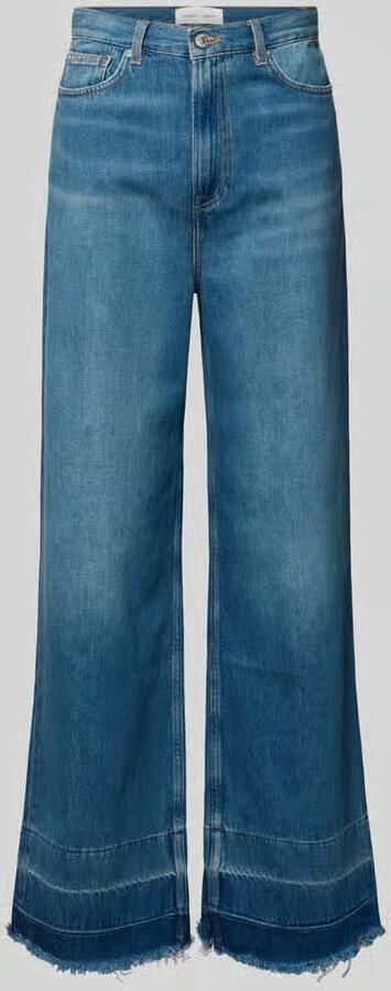 Samsøe Flared cut jeans met franjes model 'REBECCA' - Foto 2