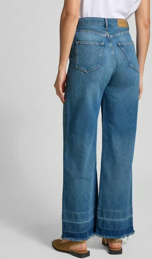 Samsøe Flared cut jeans met franjes model 'REBECCA' - Foto 3