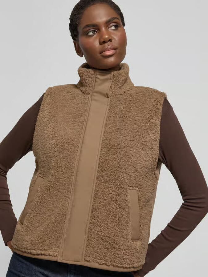 Samsøe Fleecegilet met opstaande kraag model 'FROST' - Foto 2
