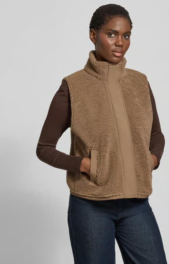 Samsøe Fleecegilet met opstaande kraag model 'FROST' - Foto 3