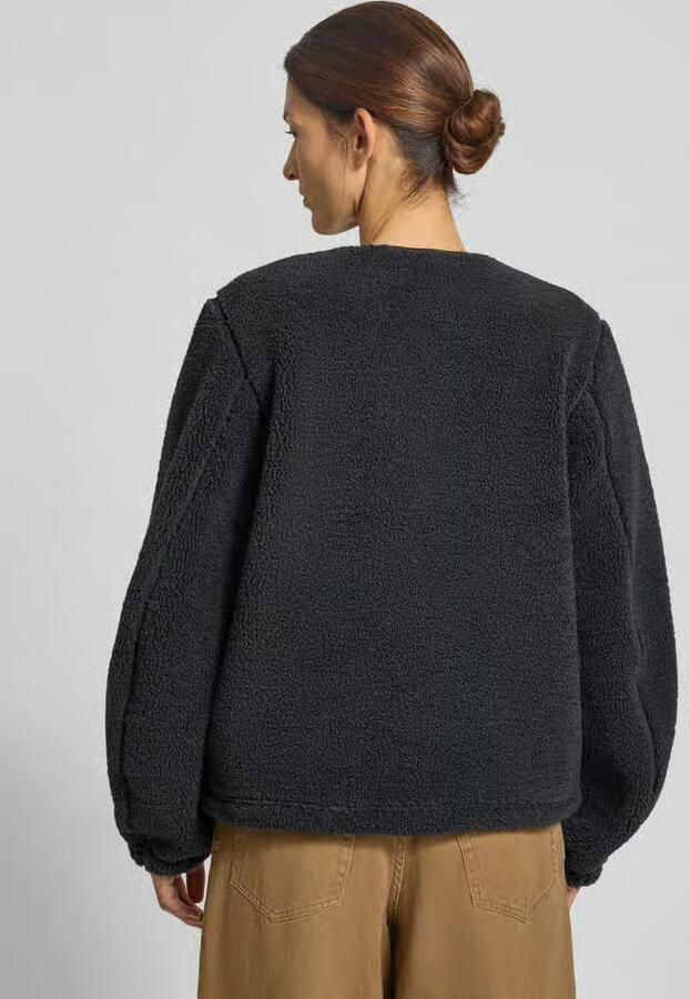Samsøe Fleecejack met ronde hals model 'AUTUMN'
