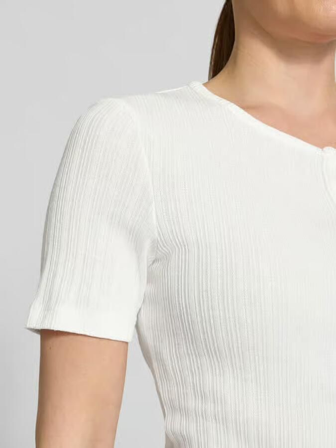 Samsøe Gebreid shirt met knoopsluiting model 'SAJUNI'