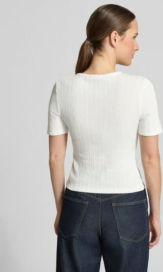 Samsøe Gebreid shirt met knoopsluiting model 'SAJUNI' - Foto 4