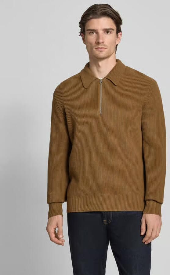 Samsøe Gebreide pullover van wol met ritssluiting model 'ISAKS' - Foto 2