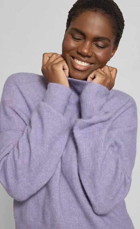 Samsøe Gebreide pullover van wolmix met opstaande kraag model 'NOLA' - Foto 2