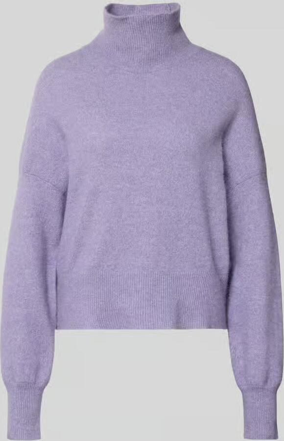 Samsøe Gebreide pullover van wolmix met opstaande kraag model 'NOLA'