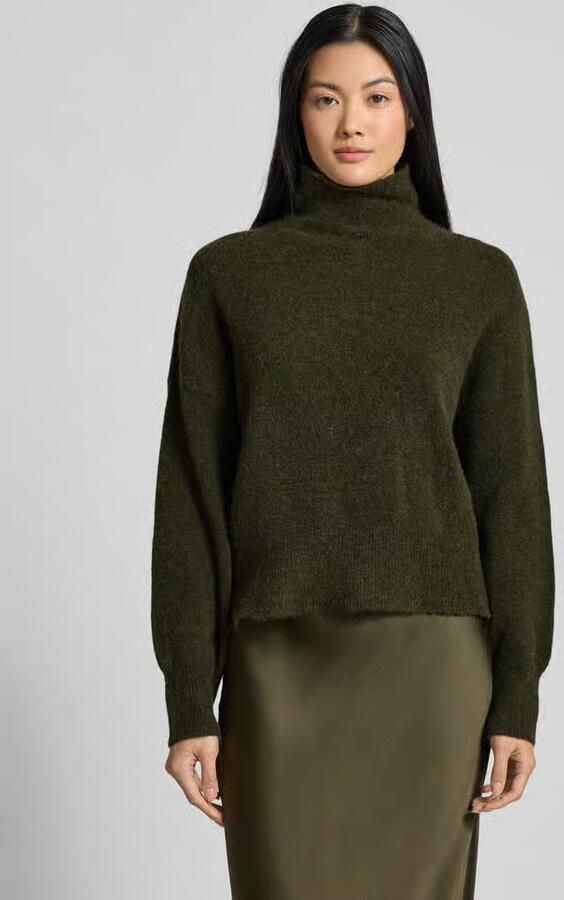 Samsøe Gebreide pullover van wolmix met opstaande kraag model 'NOLA'