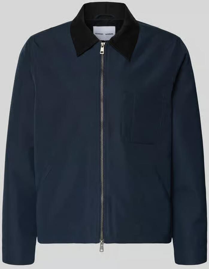Samsøe Jack met kentkraag in corduroy look model 'ROBIN' - Foto 2