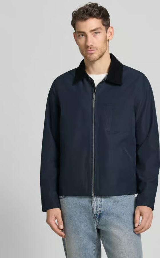 Samsøe Jack met kentkraag in corduroy look model 'ROBIN' - Foto 3