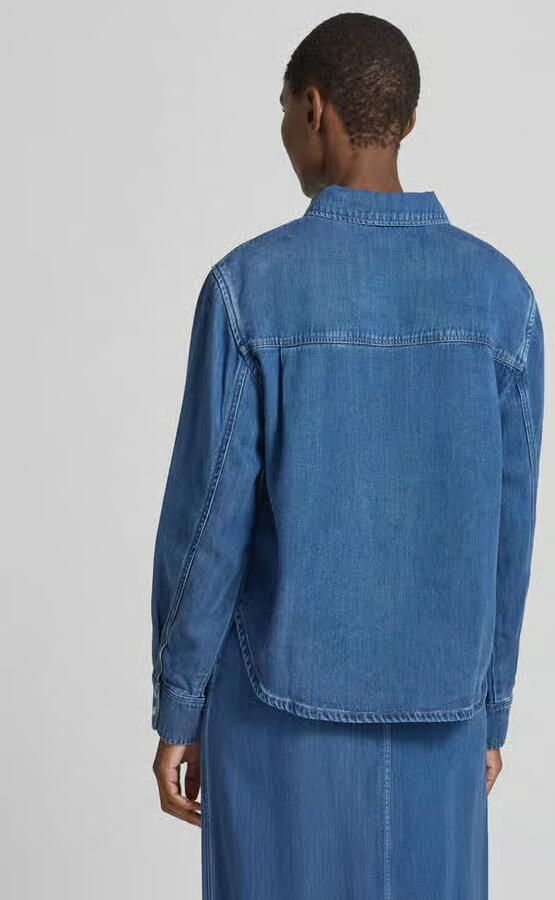 Samsøe jeansblouse met borstzakken model 'SABEXY' - Foto 2