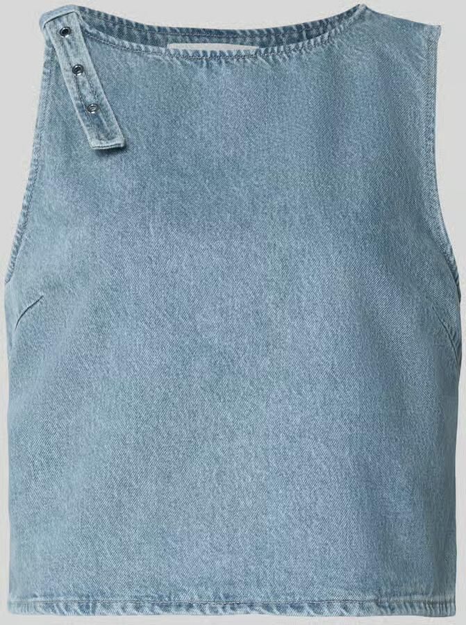 Samsøe Korte top in denimlook model 'MOLLY'
