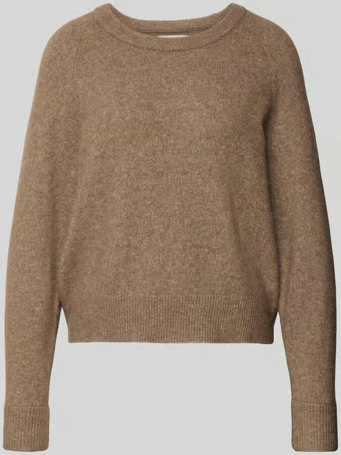 Samsøe Loose fit gebreide pullover van een mix van wol en alpaca