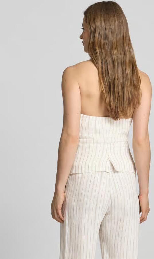 Samsøe Off shoulder-blouse met knoopsluiting model 'SAELLENA'