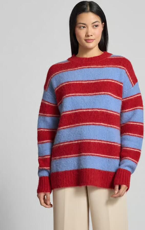Samsøe Oversized gebreide pullover met ronde hals model 'JEANNE' - Foto 2
