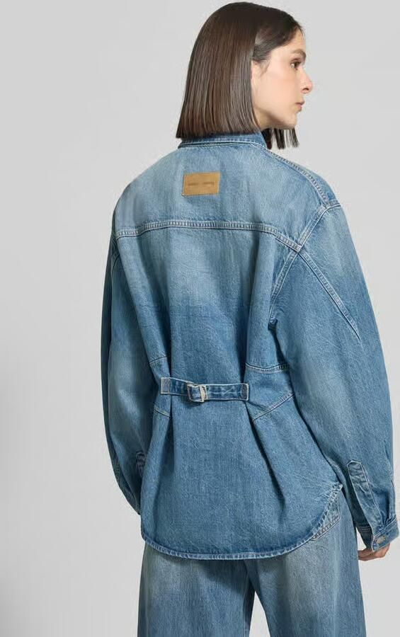 Samsøe oversized overhemdblouse van puur katoen model 'Sahar' - Foto 3