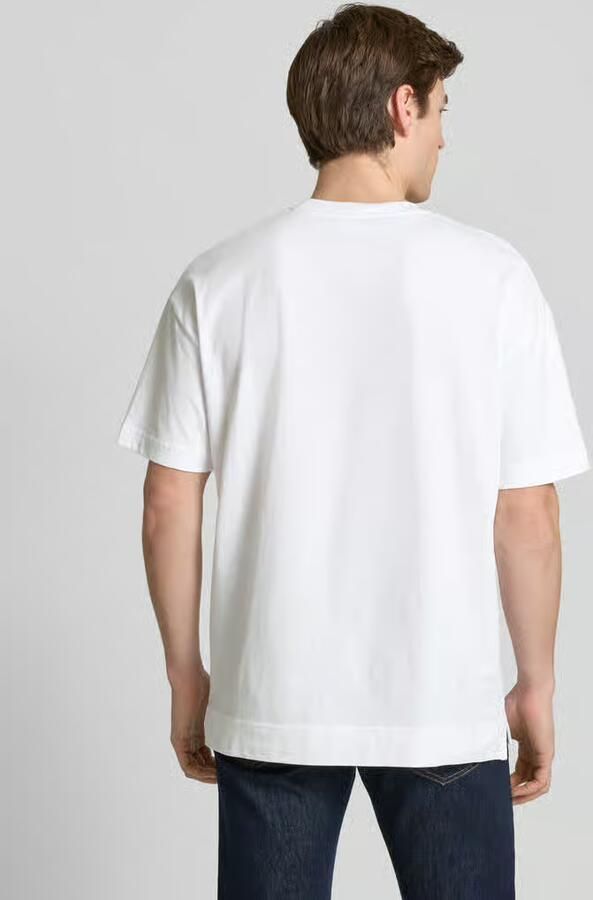 Samsøe Oversized T-shirt met geribde ronde hals model 'JOEL'
