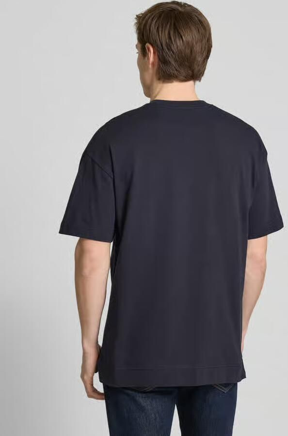 Samsøe Oversized T-shirt met geribde ronde hals model 'JOEL'