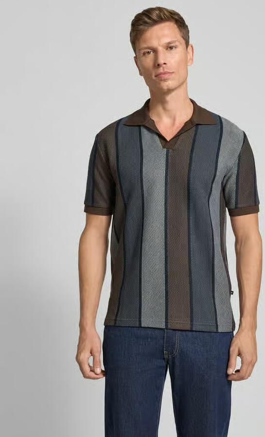 Samsøe Poloshirt met geribde mouwboorden model 'TRAVIS' - Foto 2