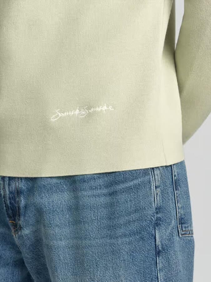 Samsøe Pullover van viscosemix met labelstitching model 'MATT'