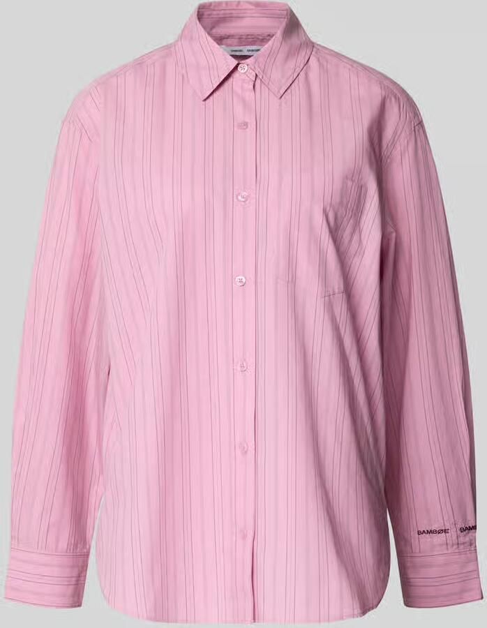 Samsøe regular fit blouse met borstzak model 'LOVA' - Foto 2