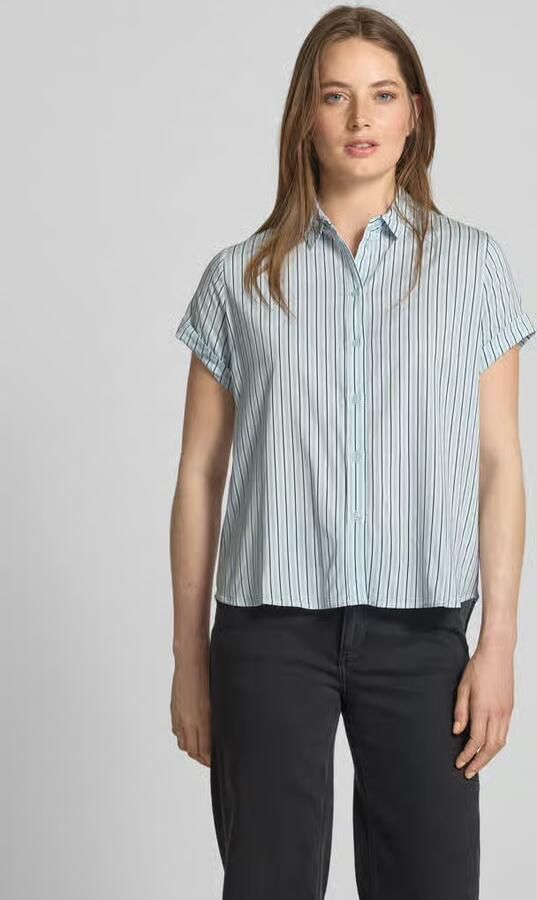 Samsøe Regular fit blouse met kentkraag model 'MAJAN' - Foto 4