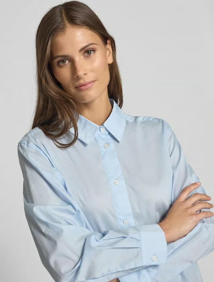 Samsøe Regular fit blouse met kentkraag model 'SANOS'