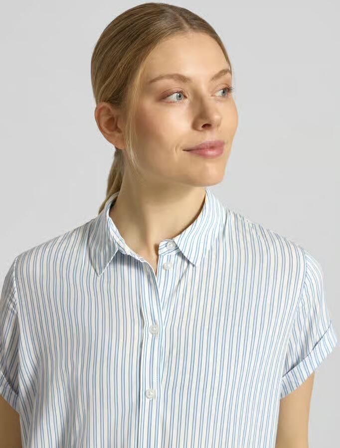 Samsøe regular fit blouse van mix van viscose en elastaan model 'MAJAN'