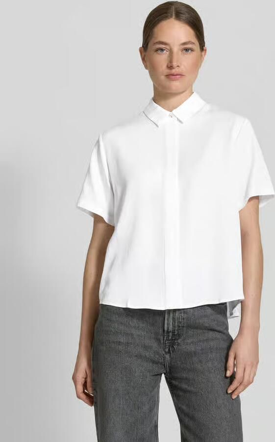Samsøe Regular fit blouseshirt met platte kraag model 'MINA' - Foto 2