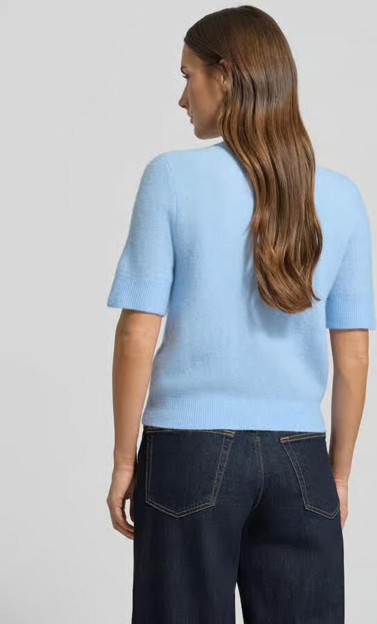 Samsøe Regular fit gebreid jack van een mix van wol en alpaca model 'NOURA'
