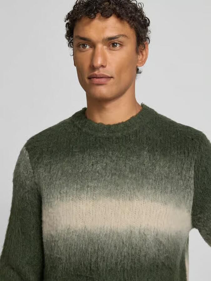 Samsøe Regular fit gebreide pullover van wolmix model 'FABIO'