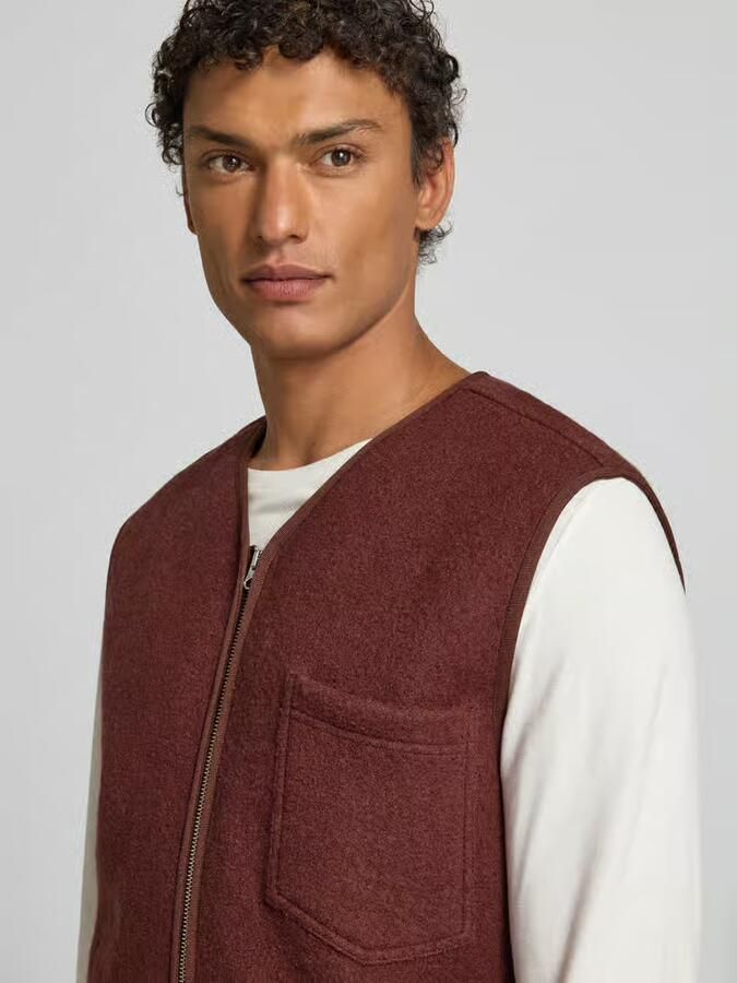 Samsøe Regular fit bodywarmer van pure wol model 'SAHANNES'