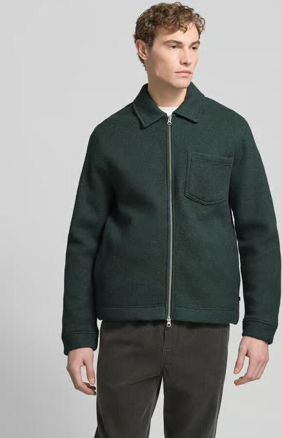 Samsøe Regular fit hemdjack van pure wol Model 'HANNES' - Foto 2