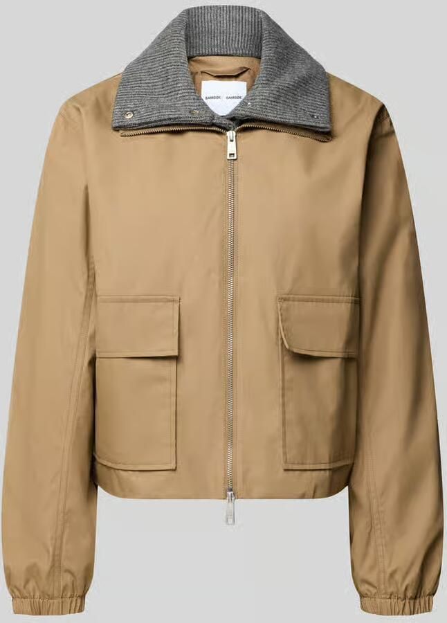 Samsøe regular fit jack met katoenmodel 'Bianco'