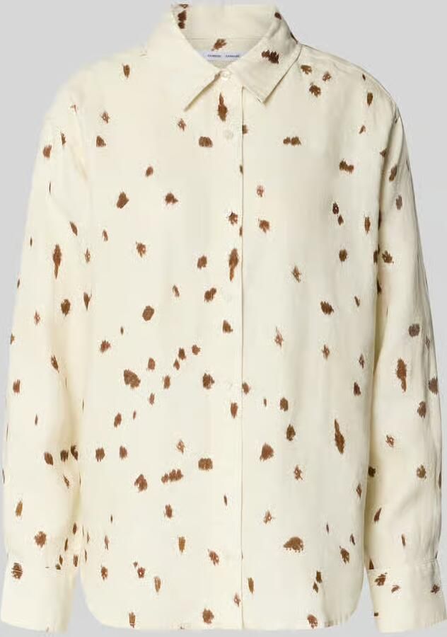 Samsøe regular fit linnen blouse in all-over look model 'LOVES' - Foto 2