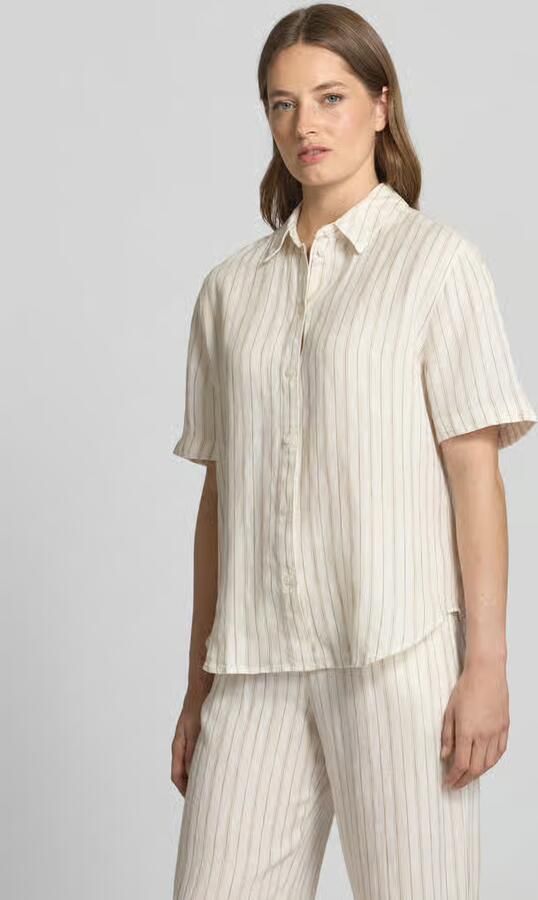 Samsøe Regular fit linnen blouse model 'SALARIKAR' - Foto 4