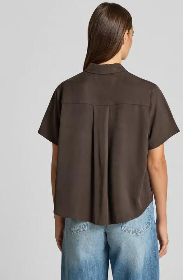 Samsøe regular fit overhemdblouse met 1 2-mouwen model 'MINA'