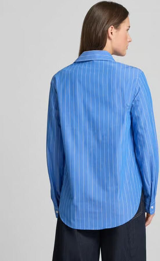 Samsøe Regular fit overhemdblouse van puur katoen model 'Adison' - Foto 3