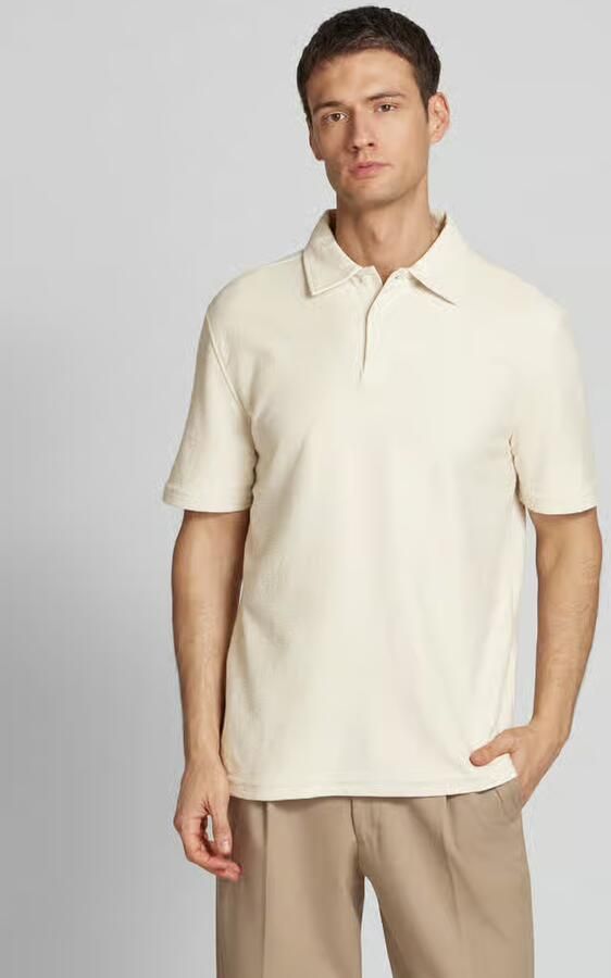 Samsøe regular fit poloshirt met korte knoopsluiting - Foto 2