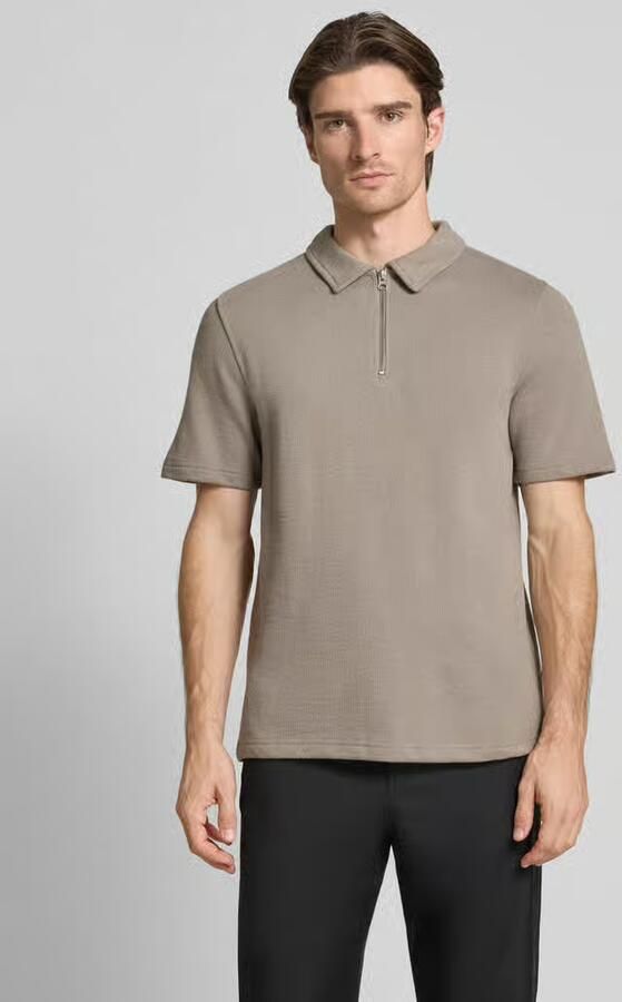 Samsøe Regular fit poloshirt met ritssluiting model 'OLLI' - Foto 2