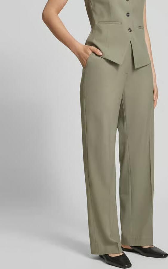 Samsøe Regular fit stoffen broek met persplooien model 'SALARA' - Foto 2