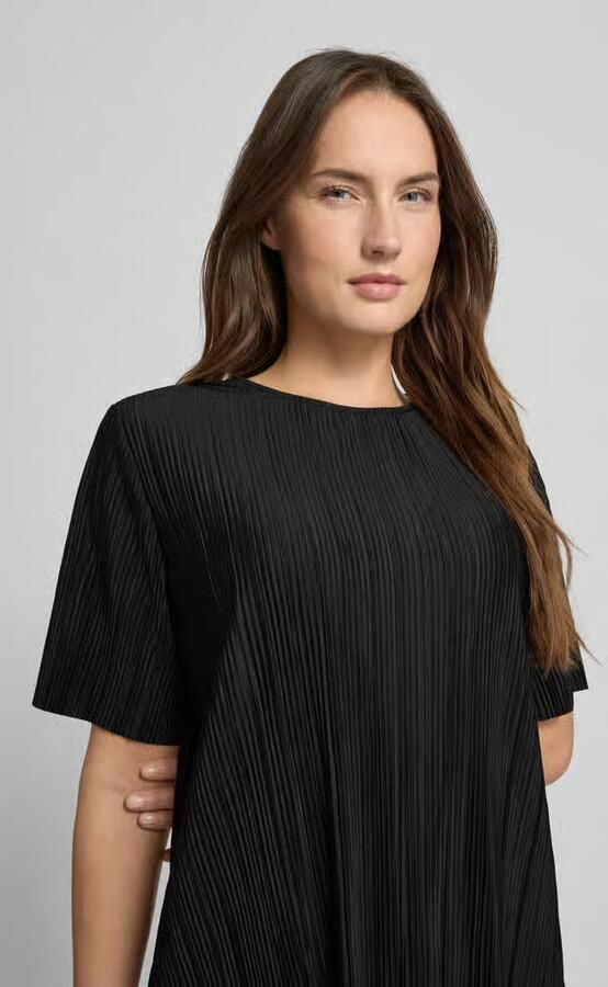 Samsøe Relaxed fit blouse met korte mouwen en ronde hals model 'Uma'