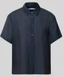 Samsøe relaxed fit blouse van modalmix met zijde-aandeel model 'MINA'