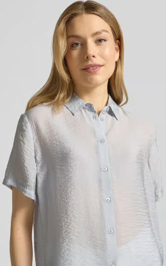 Samsøe relaxed fit blouse van modalmix met zijde-aandeel model 'MINA'