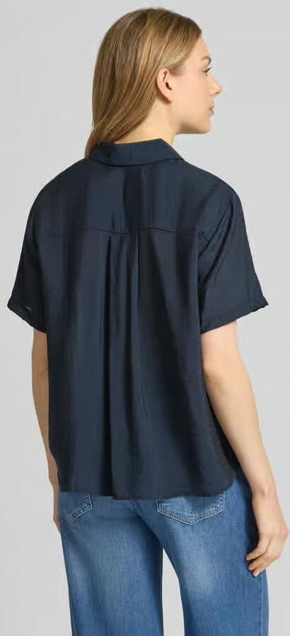 Samsøe relaxed fit blouse van modalmix met zijde-aandeel model 'MINA' - Foto 3
