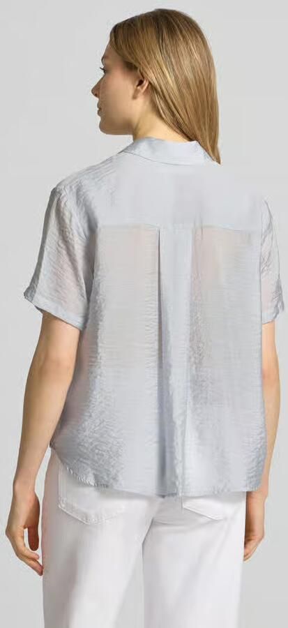 Samsøe relaxed fit blouse van modalmix met zijde-aandeel model 'MINA'