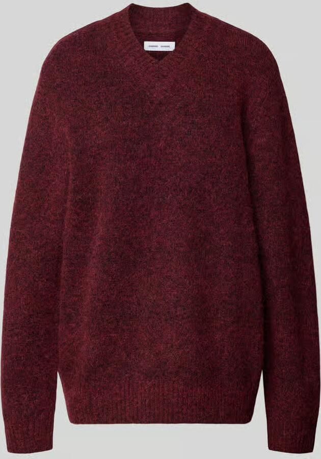 Samsøe Relaxed fit gebreide pullover met alpaca-gehalte model 'FLOYD' - Foto 2