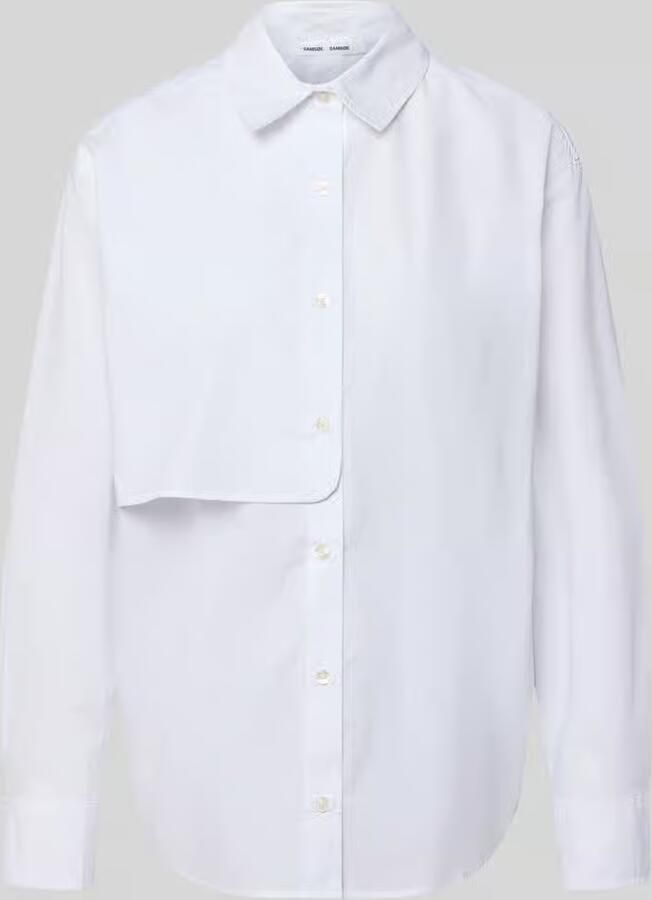 Samsøe relaxed fit overhemdblouse van puur katoen model 'Lovani'