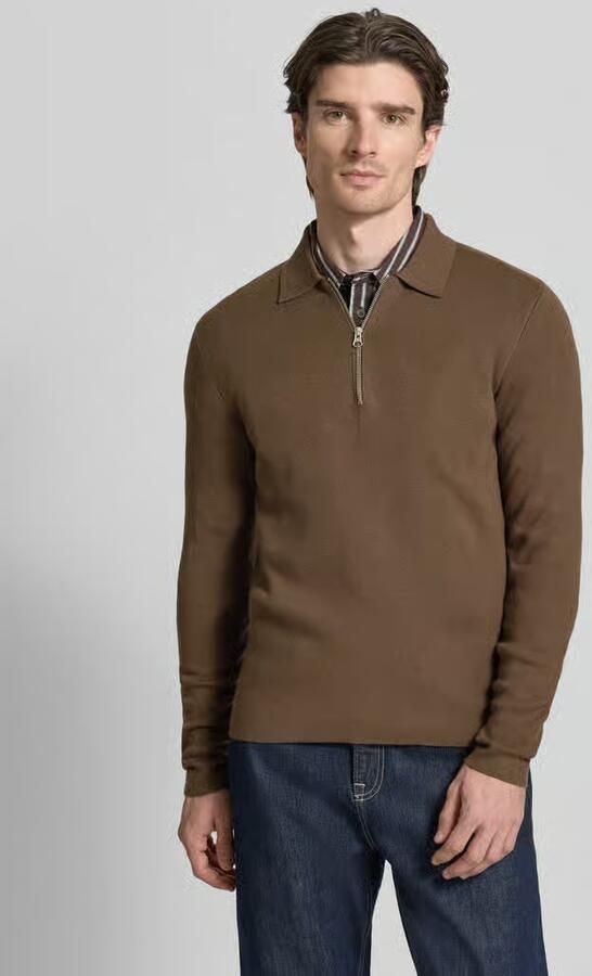Samsøe Slim fit pullover met polokraag model 'GUNA' - Foto 3