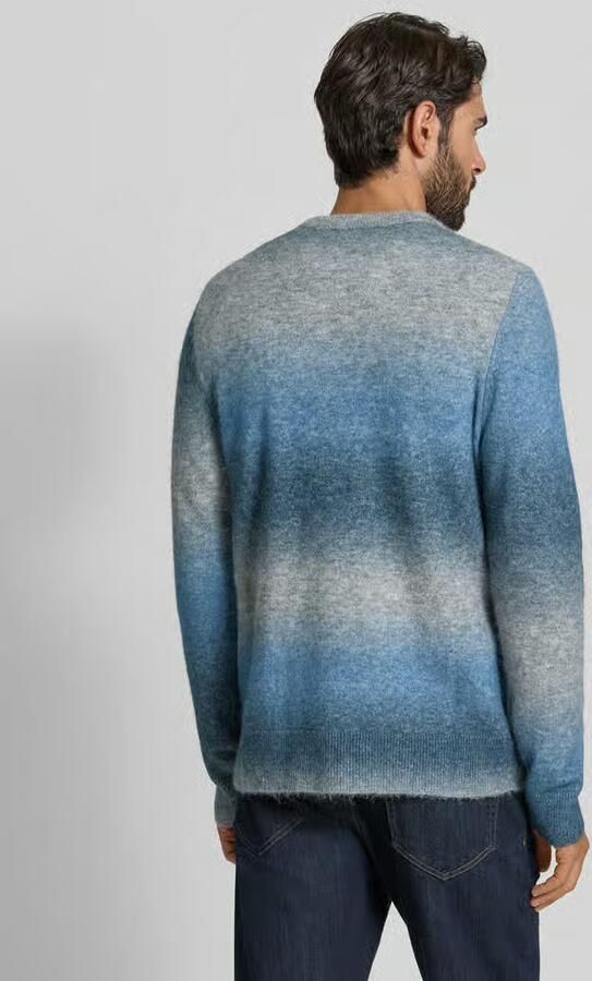 Samsøe Slim fit pullover met wol en alpaca in gebreide look