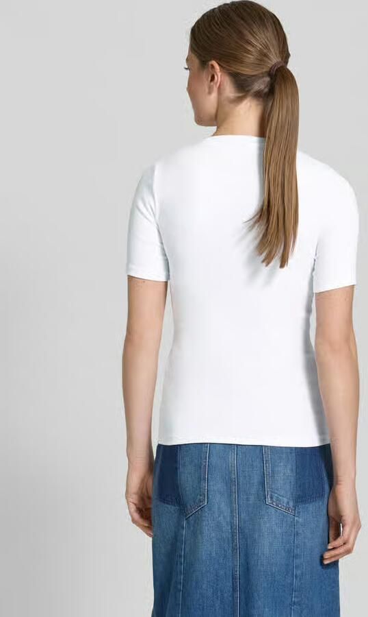 Samsøe Slim fit T-shirt van katoenmix model 'SAALEXO'